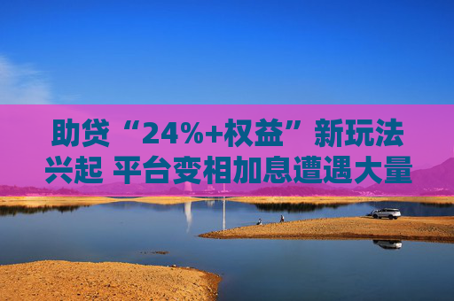 助贷“24%+权益”新玩法兴起 平台变相加息遭遇大量客诉  第1张