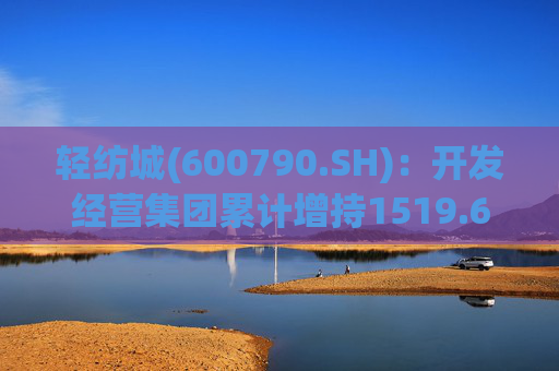 轻纺城(600790.SH)：开发经营集团累计增持1519.63万股股份  第1张