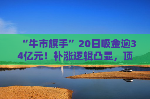 “牛市旗手”20日吸金逾34亿元！补涨逻辑凸显，顶流券商ETF（512000）规模快速逼近400亿元