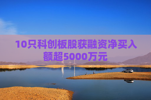 10只科创板股获融资净买入额超5000万元 第1张 10只科创板股获融资净买入额超5000万元 第1张