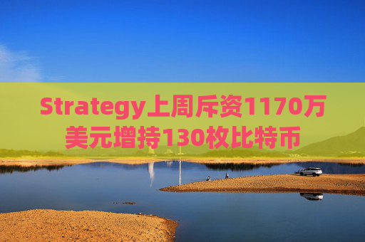 Strategy上周斥资1170万美元增持130枚比特币