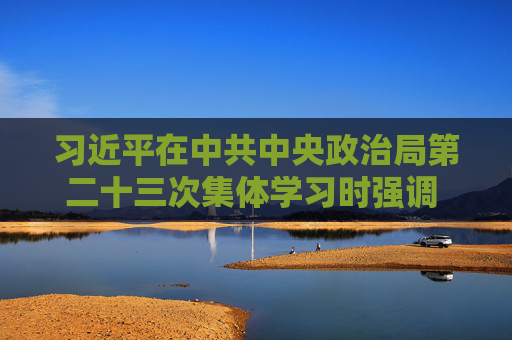习近平在中共中央政治局第二十三次集体学习时强调 健全网络生态治理长效机制 持续营造风清气正的网络空间