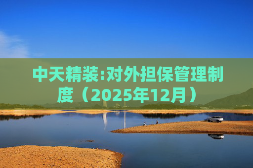 中天精装:对外担保管理制度（2025年12月）
