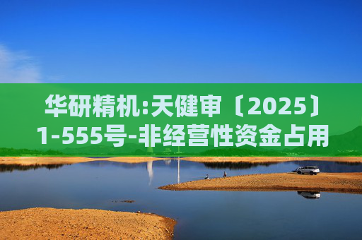 华研精机:天健审〔2025〕1-555号-非经营性资金占用及其他关联资金往来情况的专项审计说明