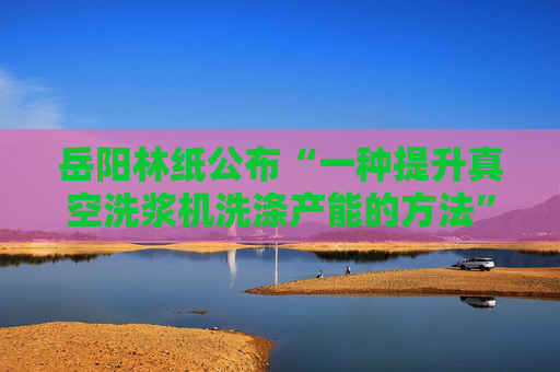 岳阳林纸公布“一种提升真空洗浆机洗涤产能的方法”专利