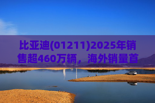 比亚迪(01211)2025年销售超460万辆，海外销量首次突破100万，蝉联三冠