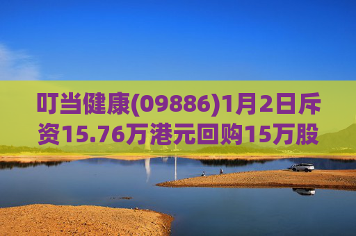 叮当健康(09886)1月2日斥资15.76万港元回购15万股