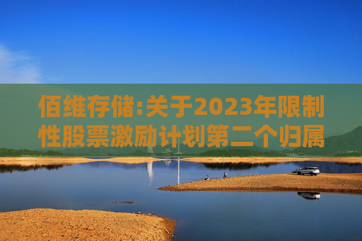 佰维存储:关于2023年限制性股票激励计划第二个归属期（第二批次）、2024年限制性股票激励计划首次授予第一个归属期（第二批次）归属结果暨股份上市的公告