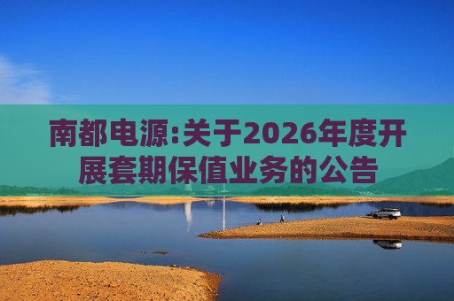 南都电源:关于2026年度开展套期保值业务的公告