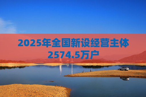2025年全国新设经营主体2574.5万户