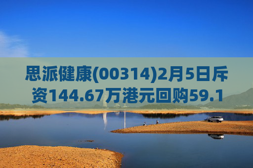 思派健康(00314)2月5日斥资144.67万港元回购59.14万股