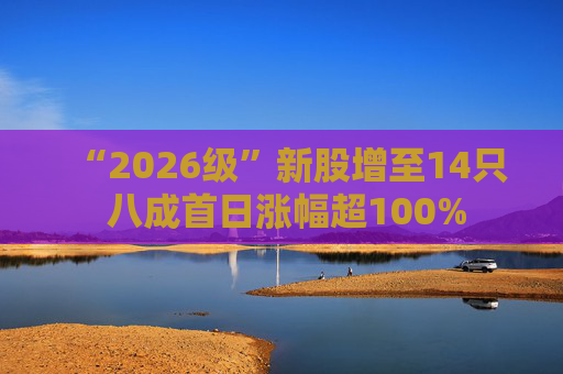 “2026级”新股增至14只 八成首日涨幅超100%