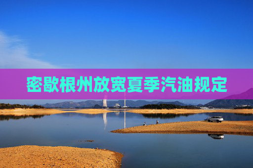 密歇根州放宽夏季汽油规定