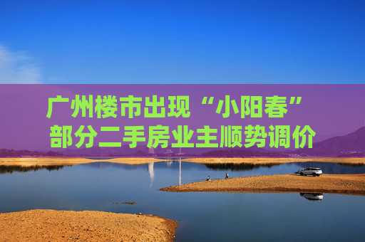 广州楼市出现“小阳春” 部分二手房业主顺势调价