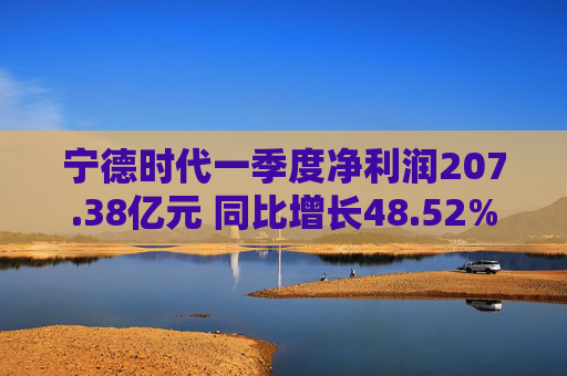 宁德时代一季度净利润207.38亿元 同比增长48.52%