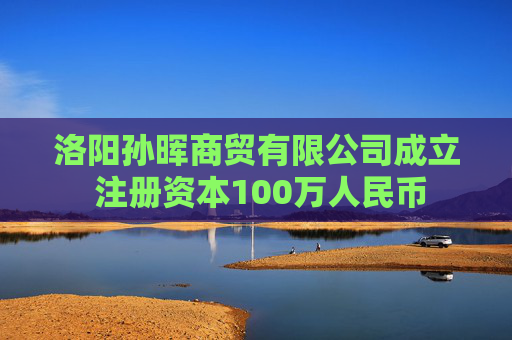 洛阳孙晖商贸有限公司成立 注册资本100万人民币  第1张