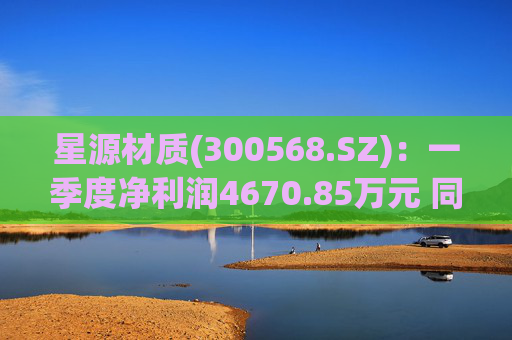 星源材质(300568.SZ)：一季度净利润4670.85万元 同比减少56.39%
