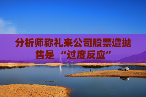 分析师称礼来公司股票遭抛售是 “过度反应”