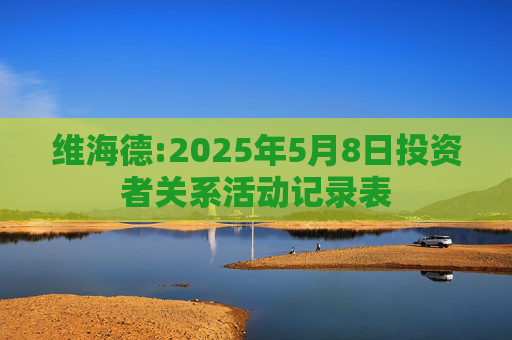 维海德:2025年5月8日投资者关系活动记录表