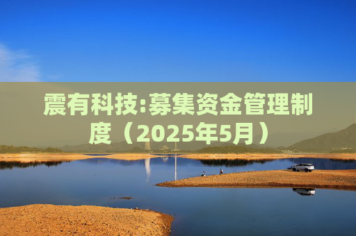 震有科技:募集资金管理制度（2025年5月）  第1张