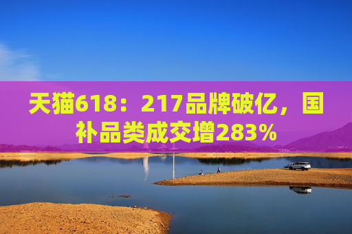 天猫618：217品牌破亿，国补品类成交增283%  第1张
