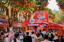 骏马迎春行花街，新汰渍再绽2026越秀西湖花市，净迎新年！