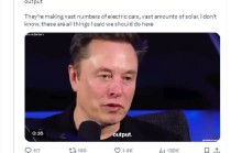 马斯克称中国是令人惊叹的制造业强国，这是不争的事实