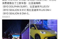 比亚迪正式进入埃及市场，推出比亚迪海鸥等三款车型