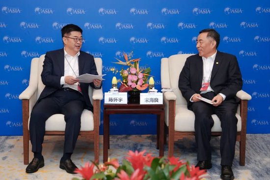 进出口银行董事长陈怀宇与中国能建董事长宋海良举行会谈  第1张 进出口银行董事长陈怀宇与中国能建董事长宋海良举行会谈  第1张