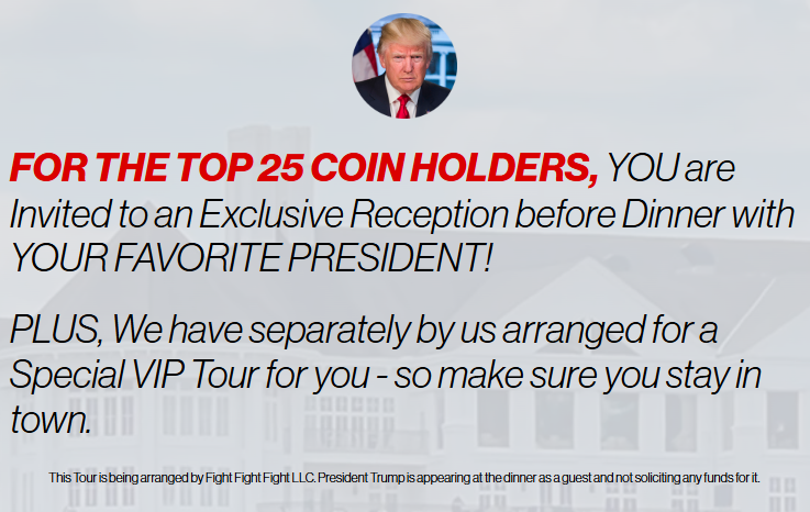 特朗普币开启“打榜”营销：前220名“冲榜大哥”能与特朗普共进晚餐  第3张