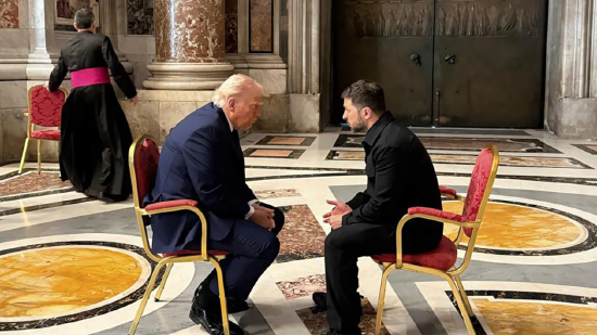 特朗普激烈冲突后首晤泽连斯基,重提对俄严厉制裁  第1张 特朗普激烈冲突后首晤泽连斯基,重提对俄严厉制裁  第1张