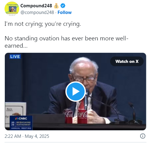 巴菲特将在年底卸任 执掌伯克希尔60年 投资回报5.5万倍  第1张 巴菲特将在年底卸任 执掌伯克希尔60年 投资回报5.5万倍  第1张