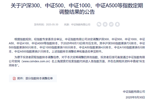 A股,重大调整!6月16日起生效!  第1张 A股,重大调整!6月16日起生效!  第1张