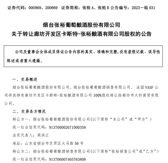 从百亿梦到资产瘦身,张裕“广撒网”捞中了啥?  第2张 从百亿梦到资产瘦身,张裕“广撒网”捞中了啥?  第2张