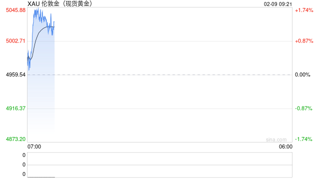 金价升至每盎司5000美元上方 抄底买家重返市场  第1张