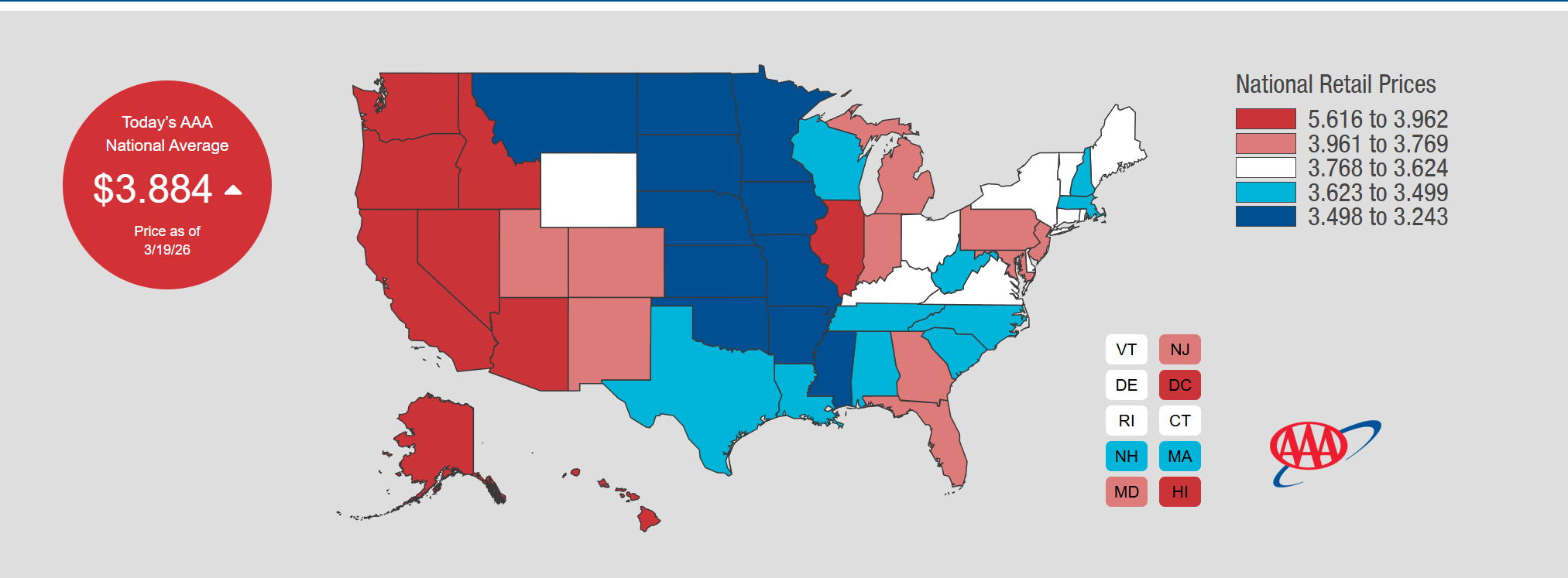 美国汽油即将突破每加仑4美元!分析师警告:即便停战油价也回不去了… 第3张 美国汽油即将突破每加仑4美元!分析师警告:即便停战油价也回不去了… 第3张